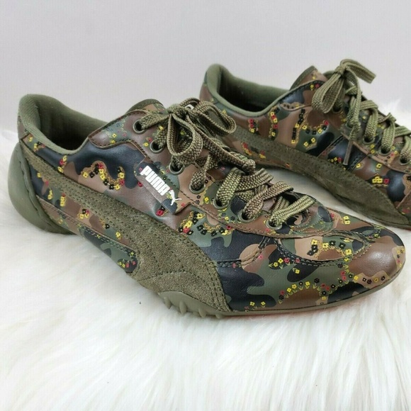 camouflage puma sneakers